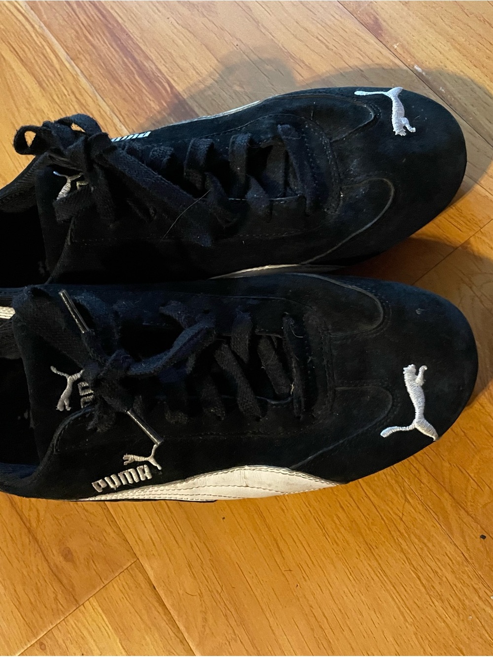 Puma OG Speed Cat Black Suede Athletic Sneakers - Classic Puma Formstripe